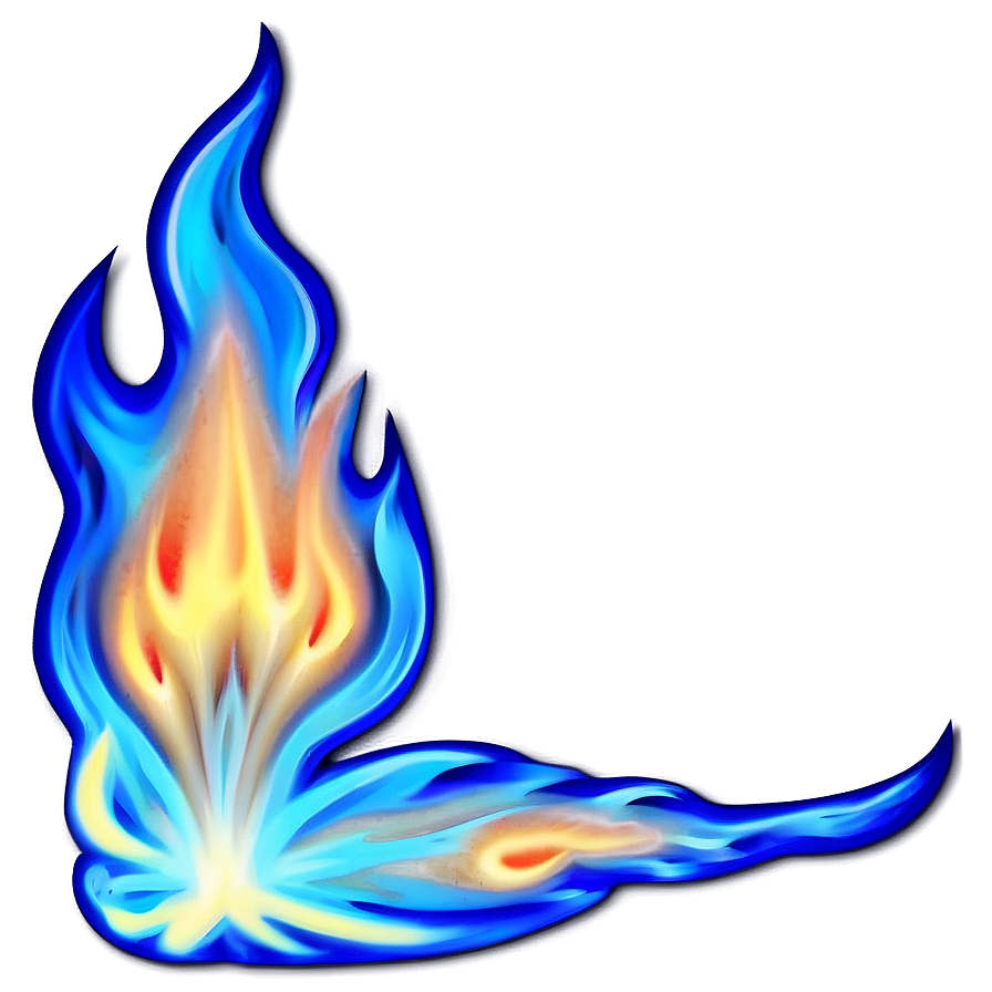 Transparent Blue Fire Png 36 PNG Image