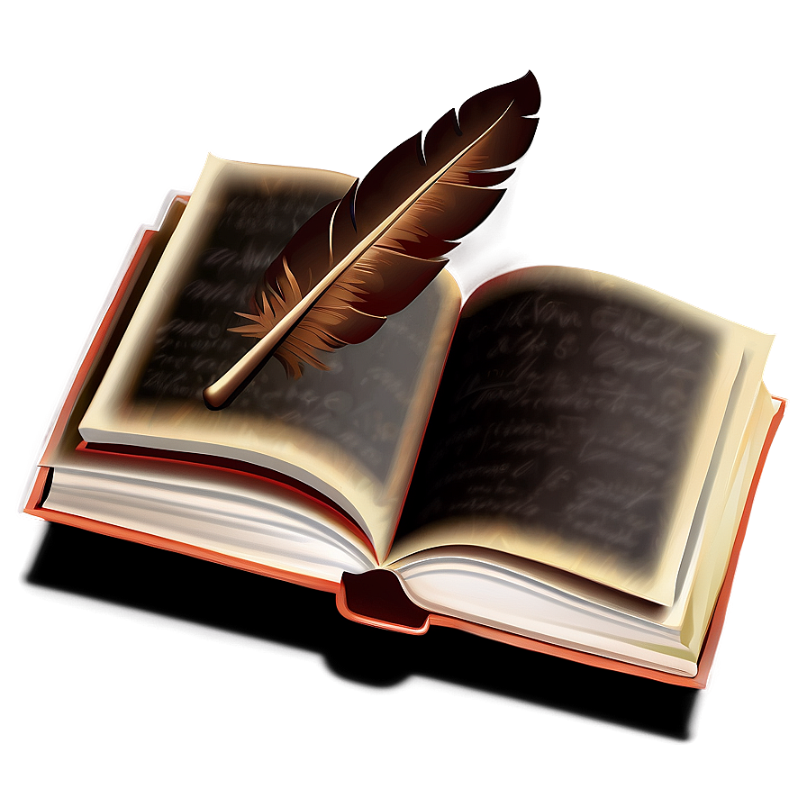 Transparent Book And Quill Png Jcu PNG Image