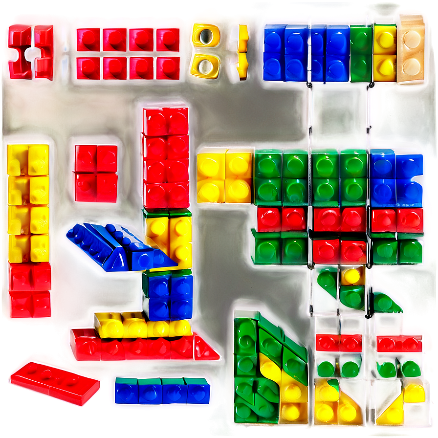 Transparent Colored Building Blocks Png Fsq PNG Image