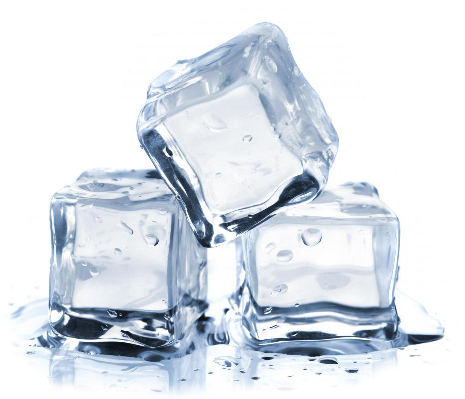 Transparent Ice Cubeson White Background.png PNG Image