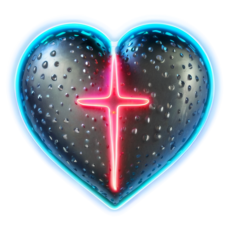 Transparent Neon Heart Png 06122024 PNG Image