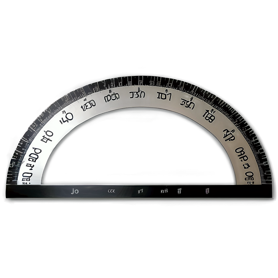 Transparent Protractor For Math Png 8 PNG Image