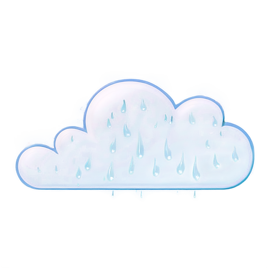 Transparent Rain Cloud Png Enh34 PNG Image