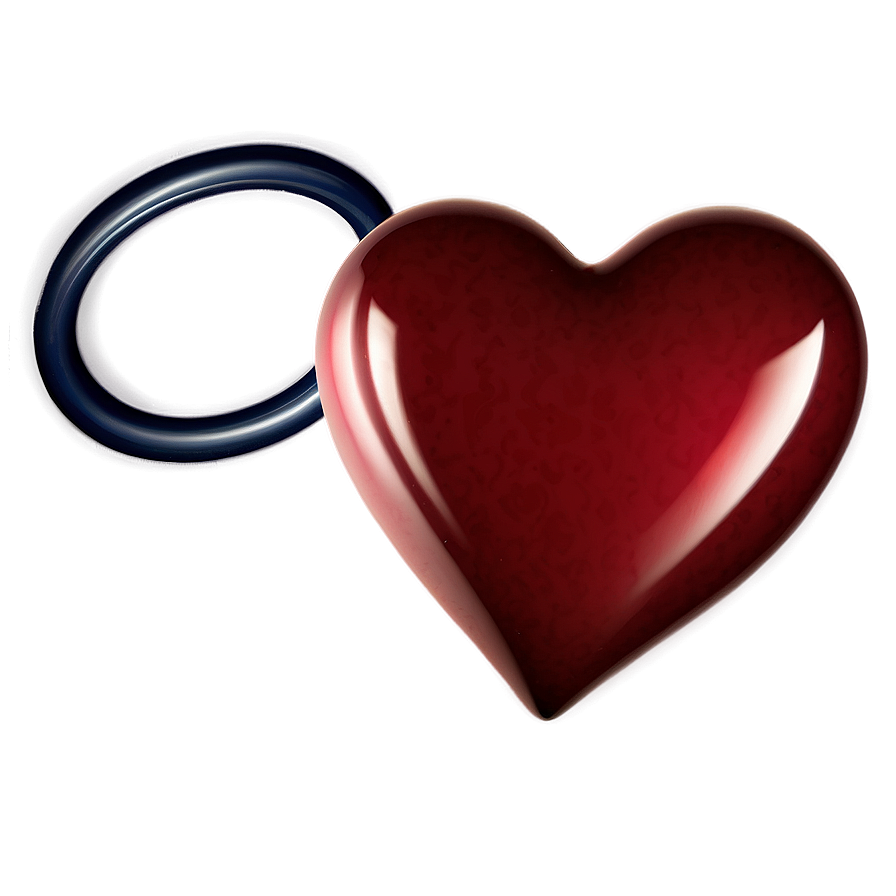 Transparent Red Heart Emoji Png Ogi PNG Image