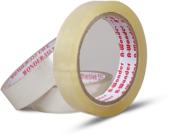 Transparent Scotch Tape Rolls PNG Image