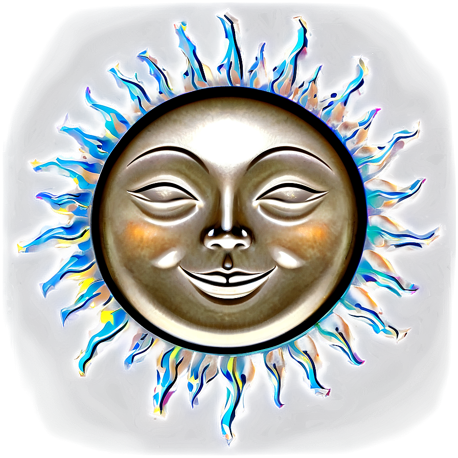 Transparent Sun With Face Png 14 PNG Image