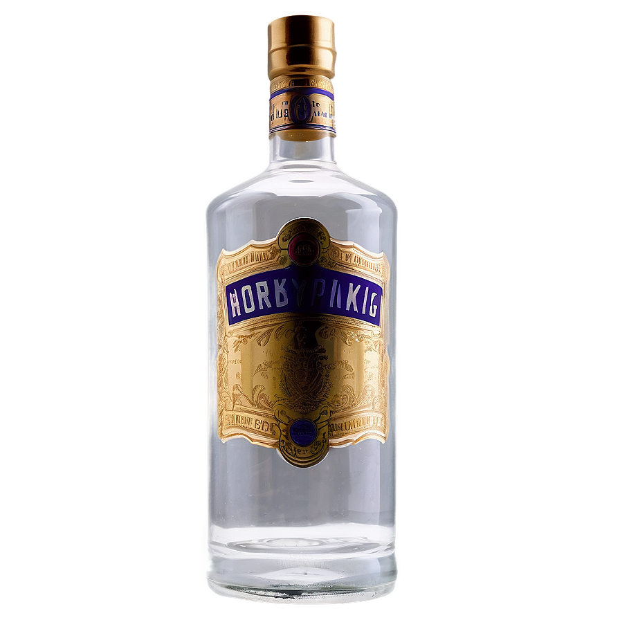 Transparent Vodka Bottle Png Blw PNG Image