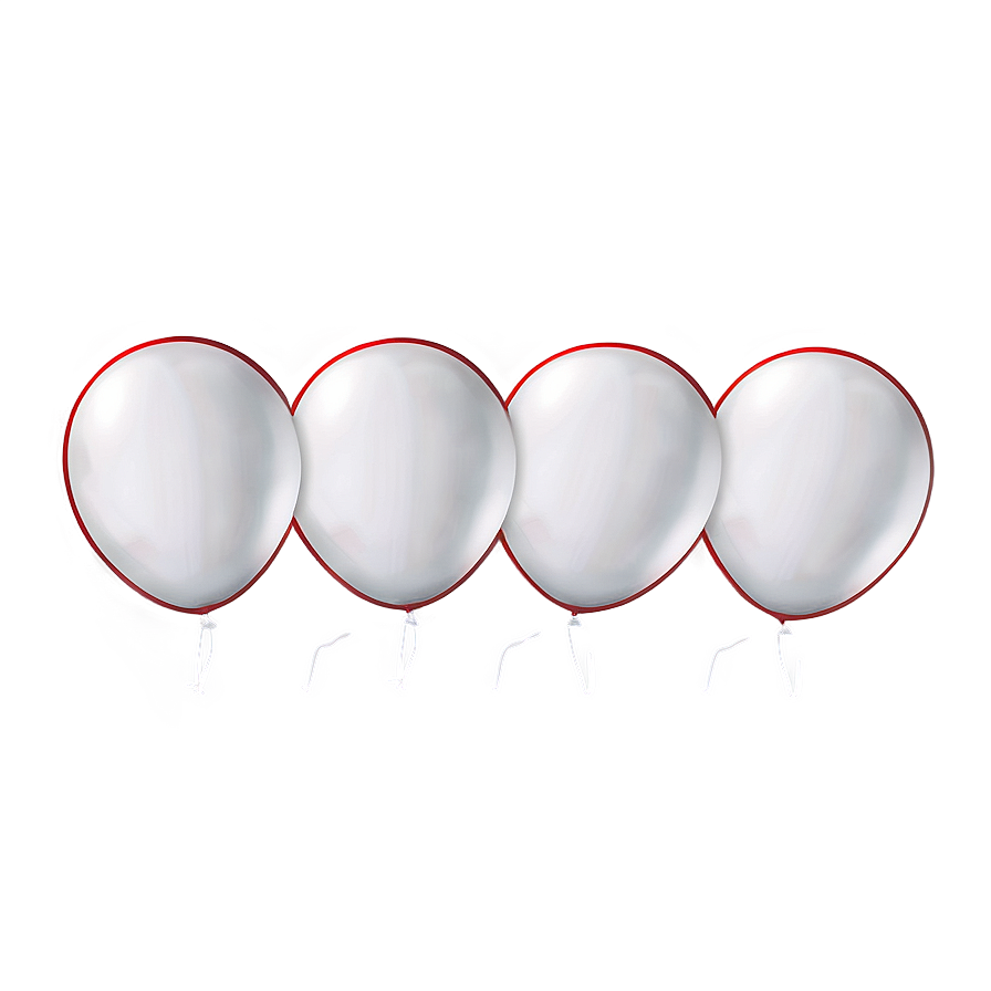 Transparent White Balloon Png 06212024 PNG Image