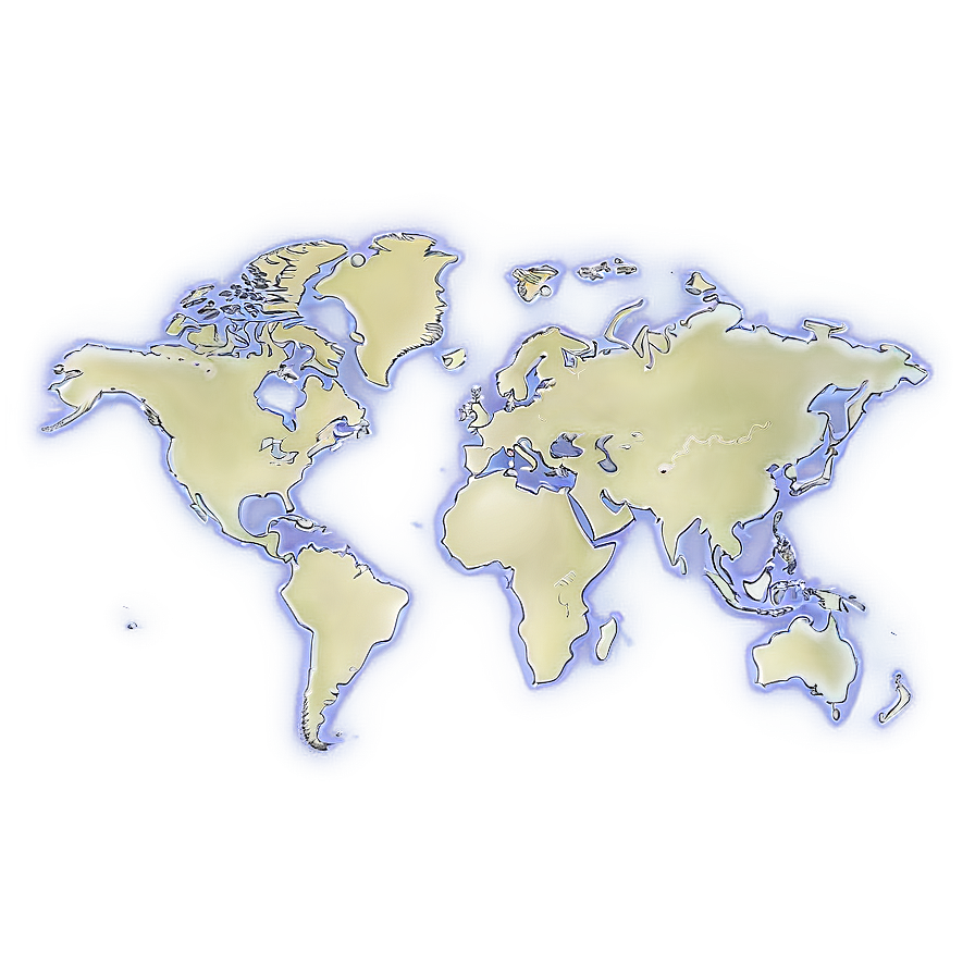 Transparent World Map Png Dwh PNG Image