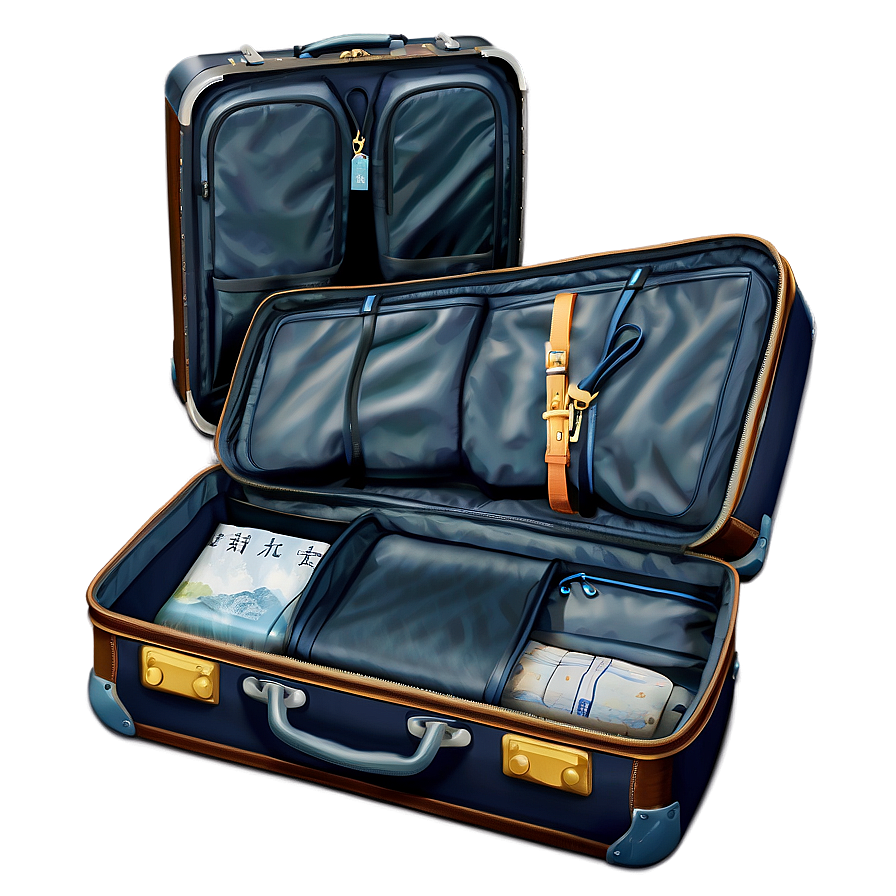 Travel Open Suitcase Png Xsx61 PNG Image