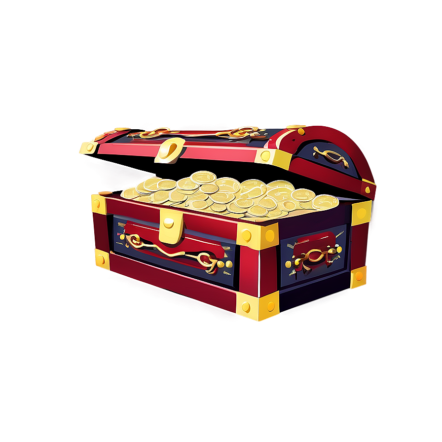 Treasure Chest With Coins Png 47 PNG Image