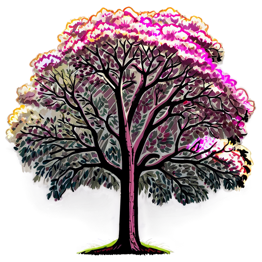 Tree Elevation B PNG Image