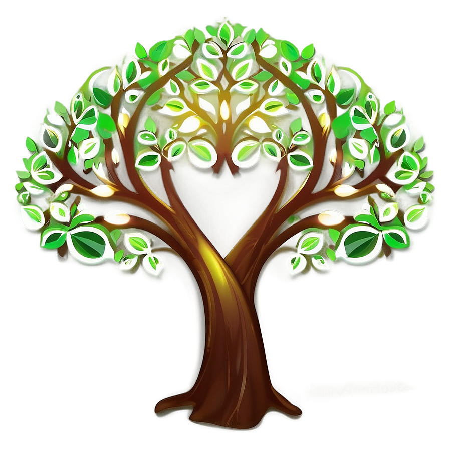 Tree Of Life In Eco Green Style Png 06122024 PNG Image