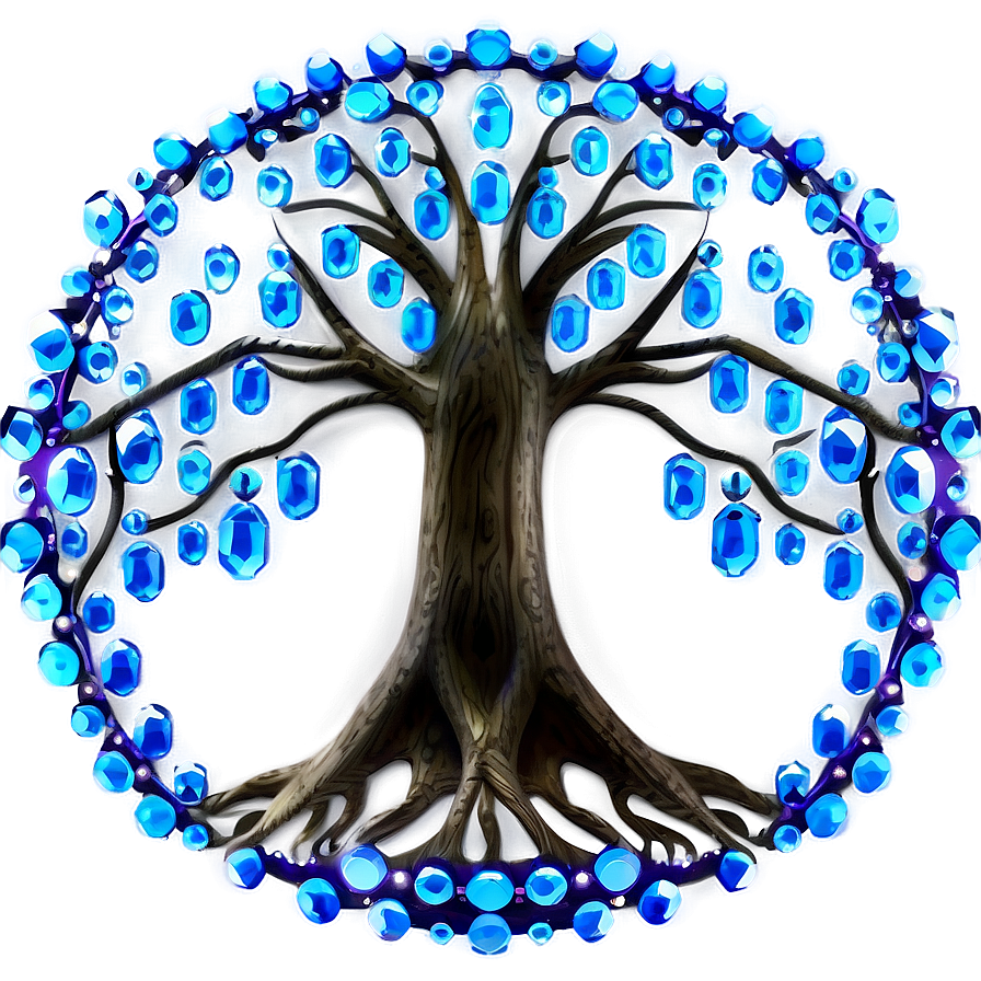 Tree Of Life With Crystal Gems Png Nml PNG Image