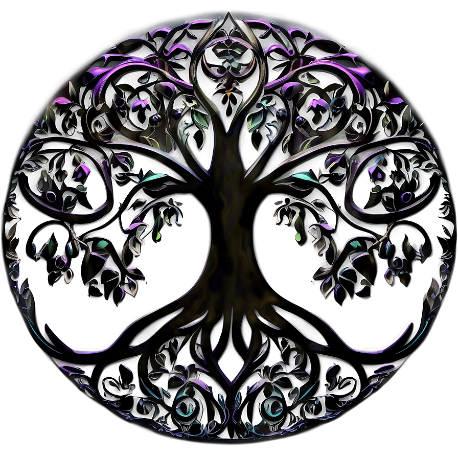 Tree Of Life With Swirling Branches Png Exx PNG Image