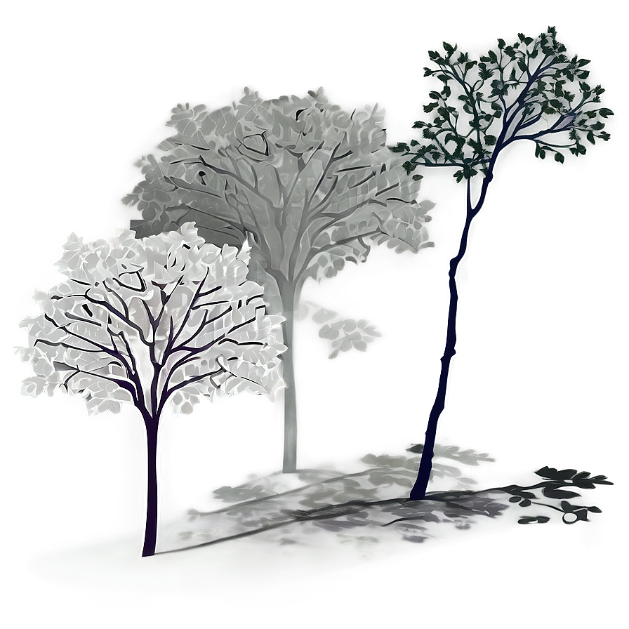 Tree Shadow Illustration Png 06282024 PNG Image