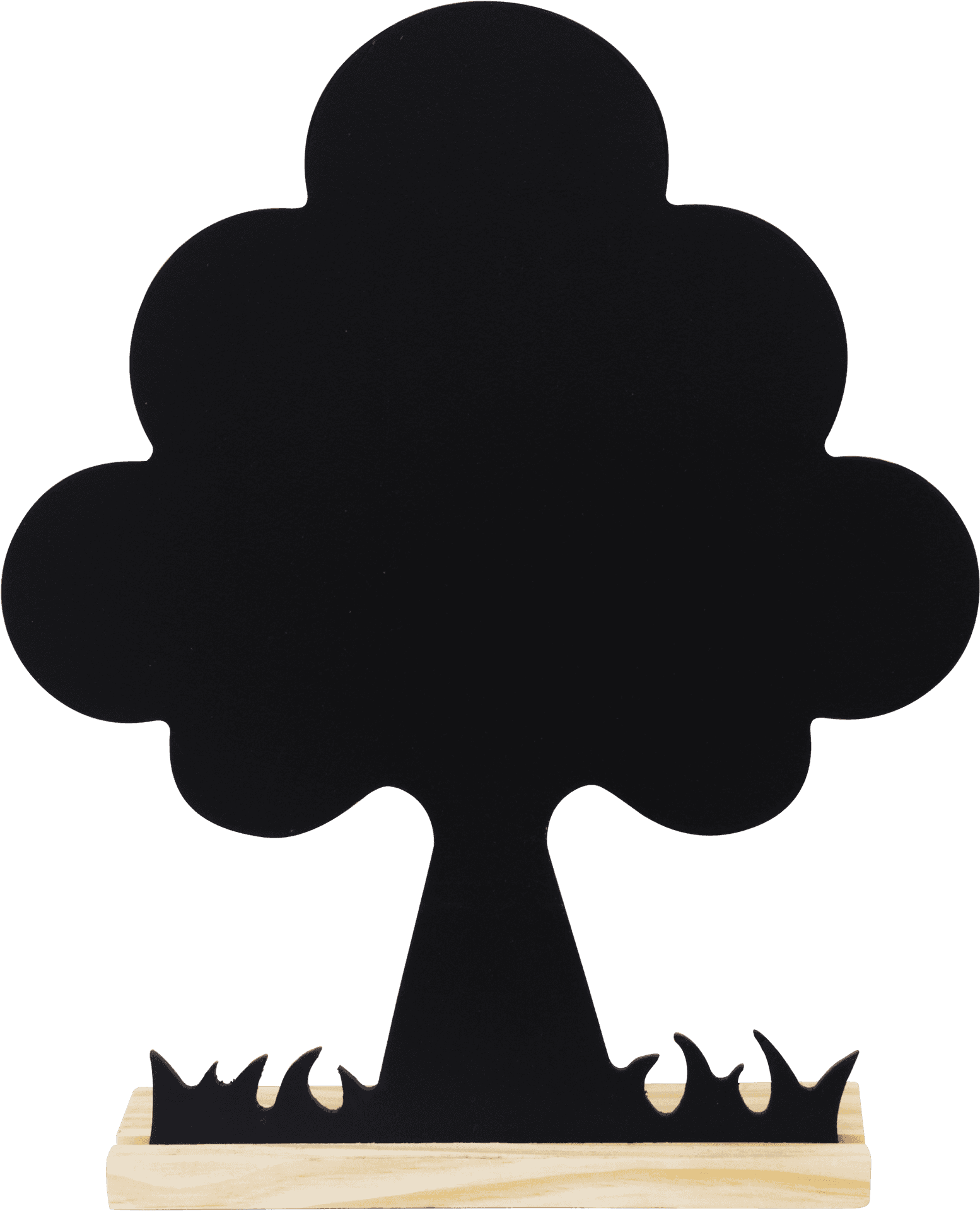 Tree Shaped Blackboard Standee PNG Image