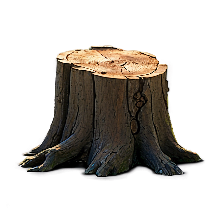 Tree Stump In Sunrise Png Fia19 PNG Image