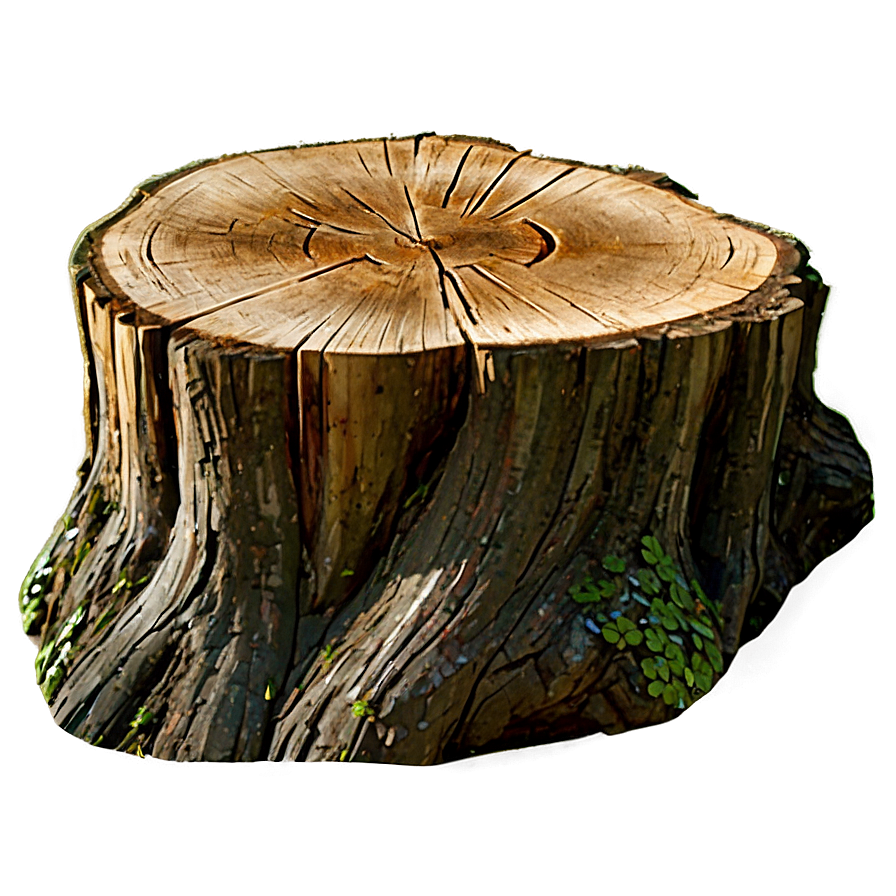 Tree Stump In Sunrise Png Mat57 PNG Image