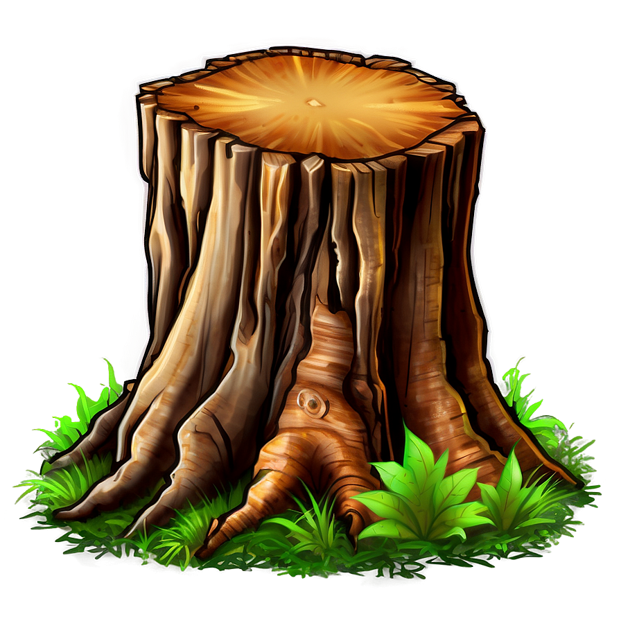 Tree Stump With Fungus Png 18 PNG Image