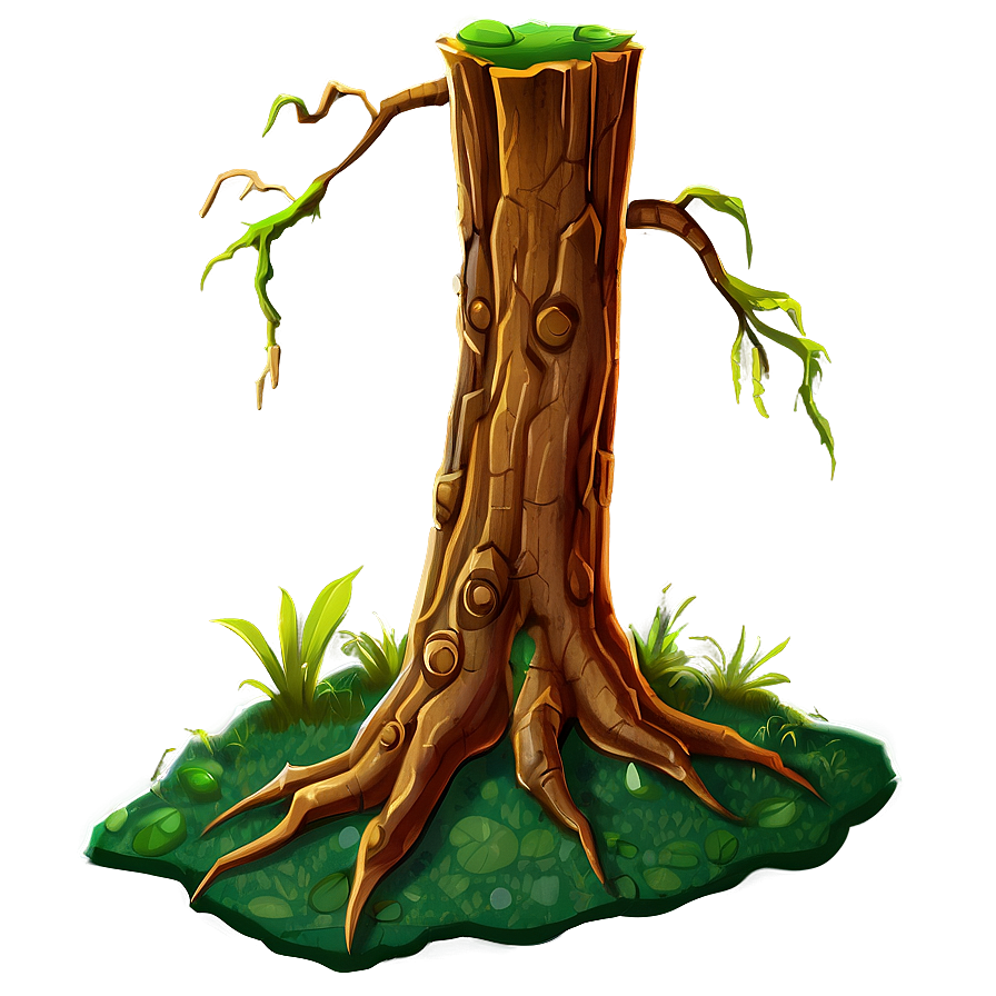 Tree Trunk With Moss Png 91 PNG Image