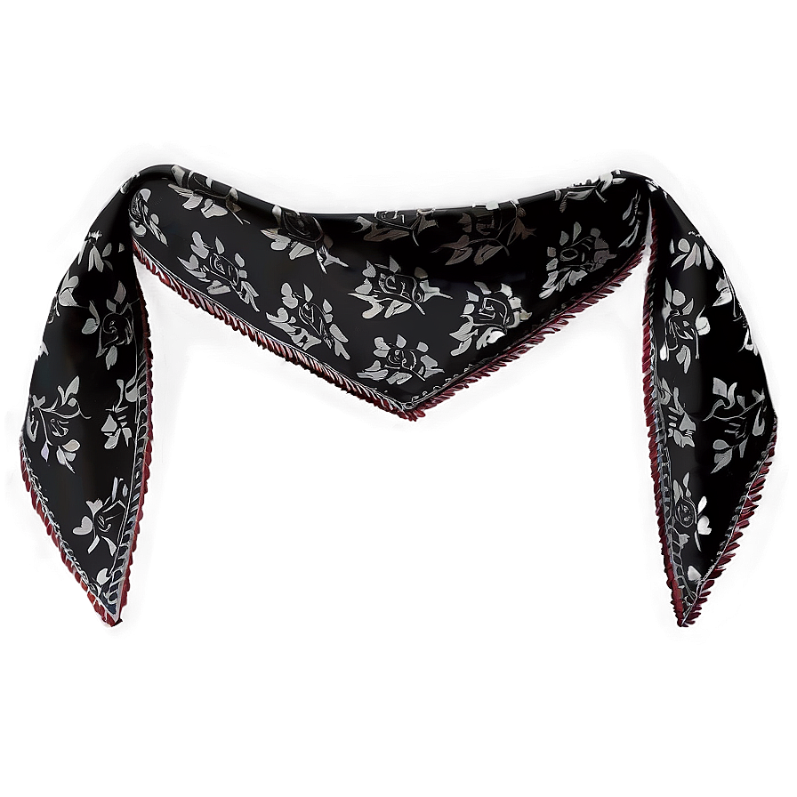 Trendy Black Bandana Png 06122024 PNG Image