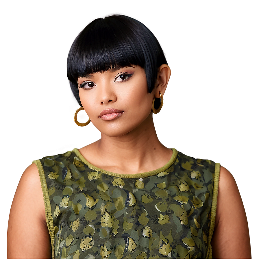 Trendy Bowl Cut Ideas Png Oky65 PNG Image