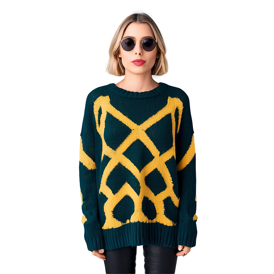 Trendy Oversized Sweaters Png 06282024 PNG Image