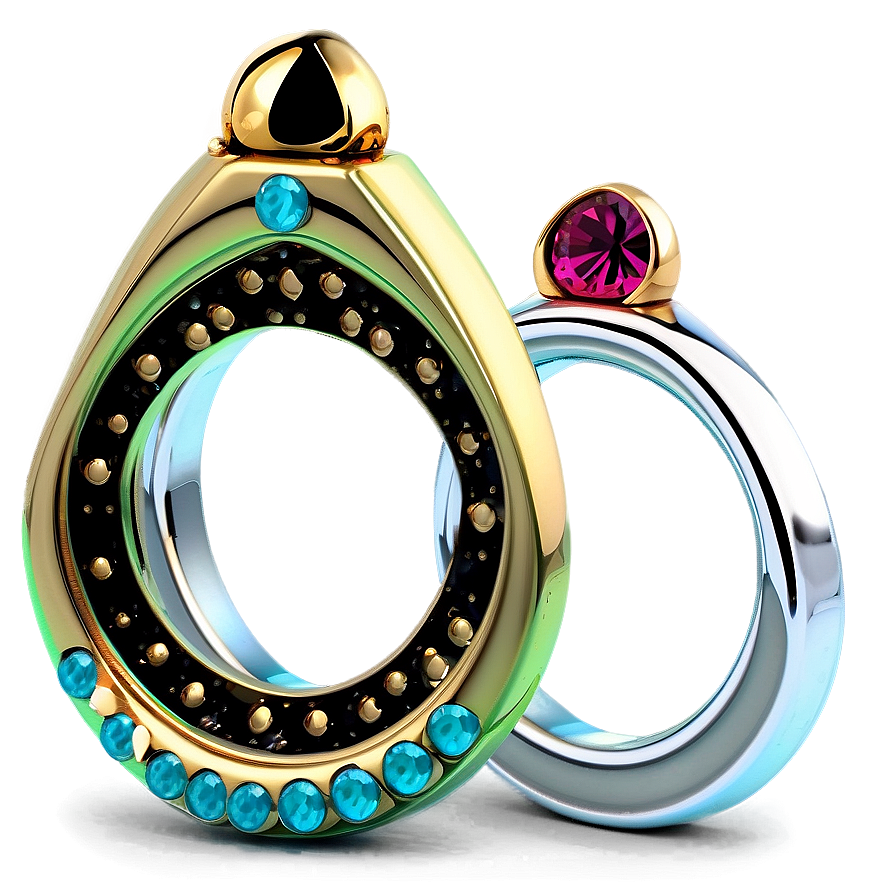 Trendy Stackable Rings Png 06112024 PNG Image