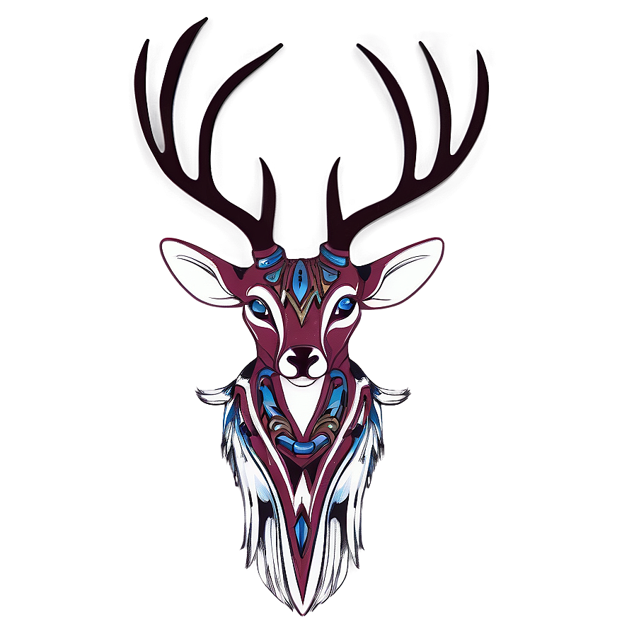 Tribal Buck Tattoo Png Nvr90 PNG Image