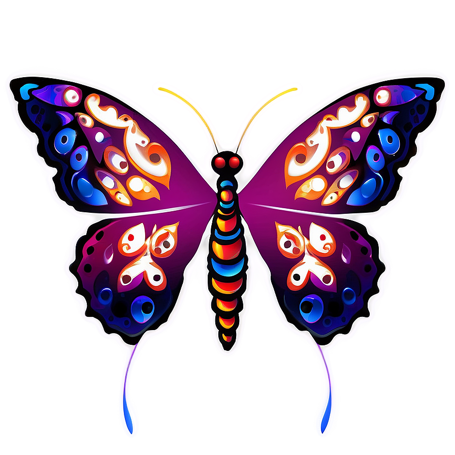 Tribal Butterfly Tattoo Png 40 PNG Image