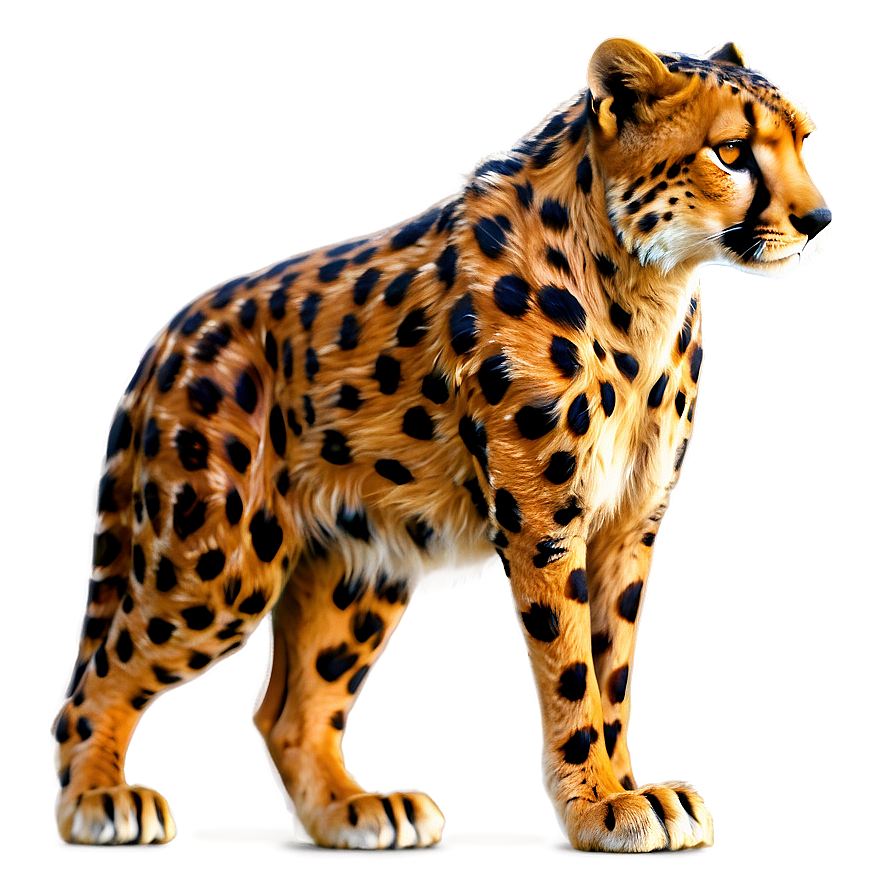 Tribal Cheetah Tattoo Png Qbp68 PNG Image