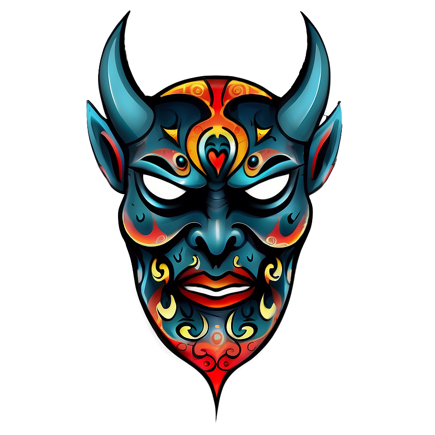 Tribal Devil Tattoo Png 46 PNG Image