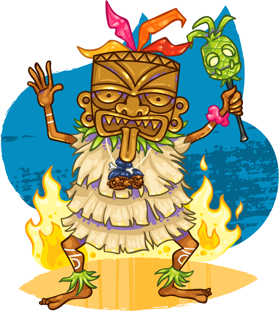 Tribal_ Fire_ Dance_ Animation PNG Image