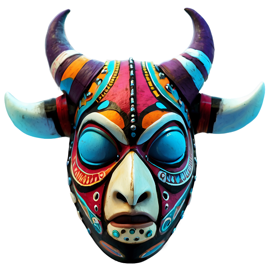 Tribal Mask Horns Png 05242024 PNG Image