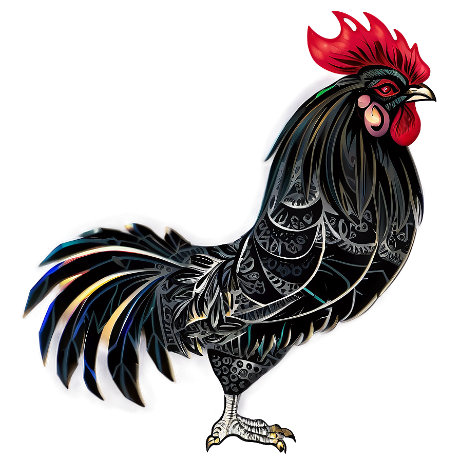 Tribal Rooster Symbol Png Vdx93 PNG Image