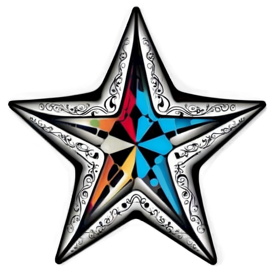 Tribal Star Tattoo Png Ktn83 PNG Image