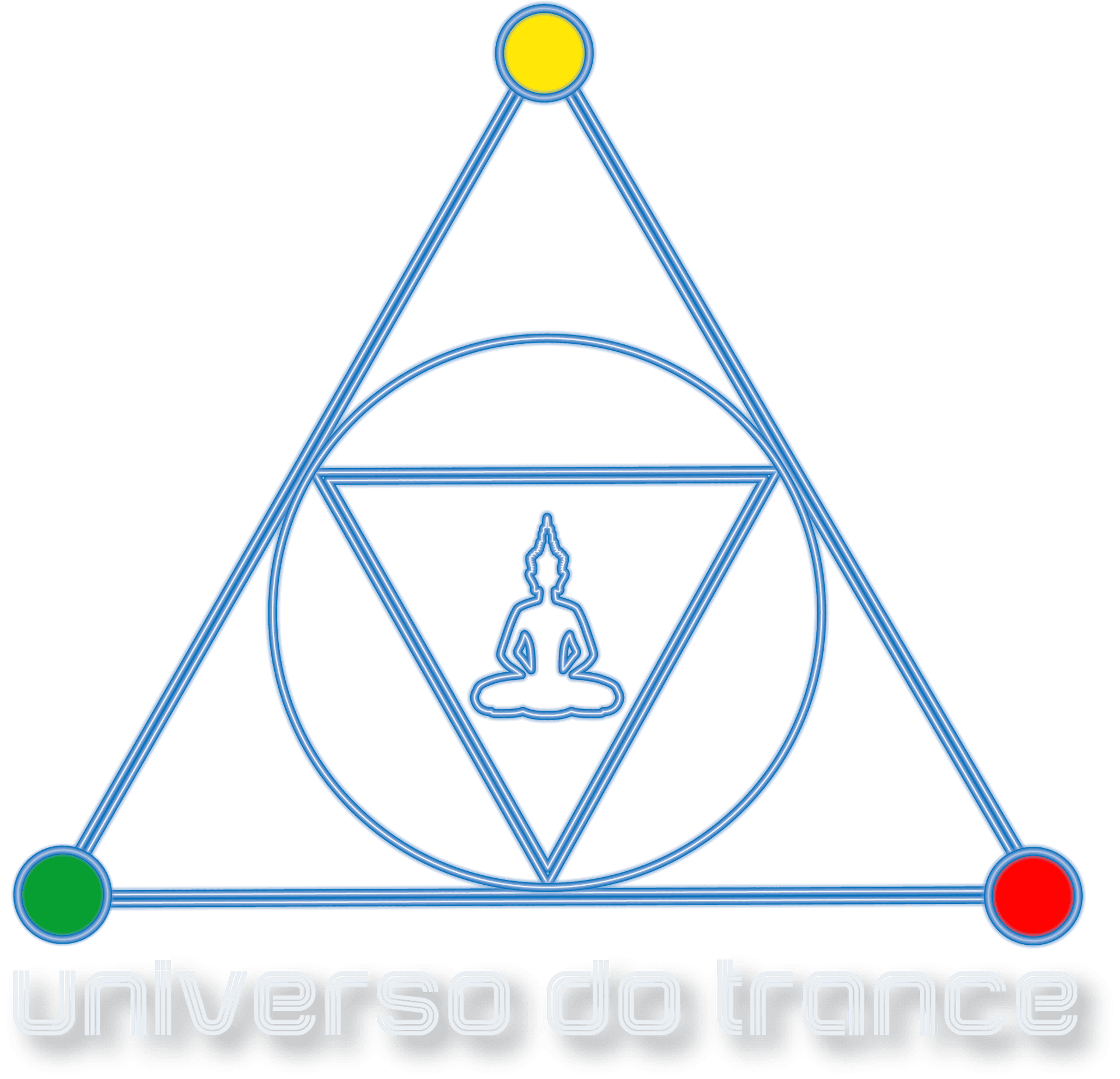 Triforce Meditation Graphic PNG Image