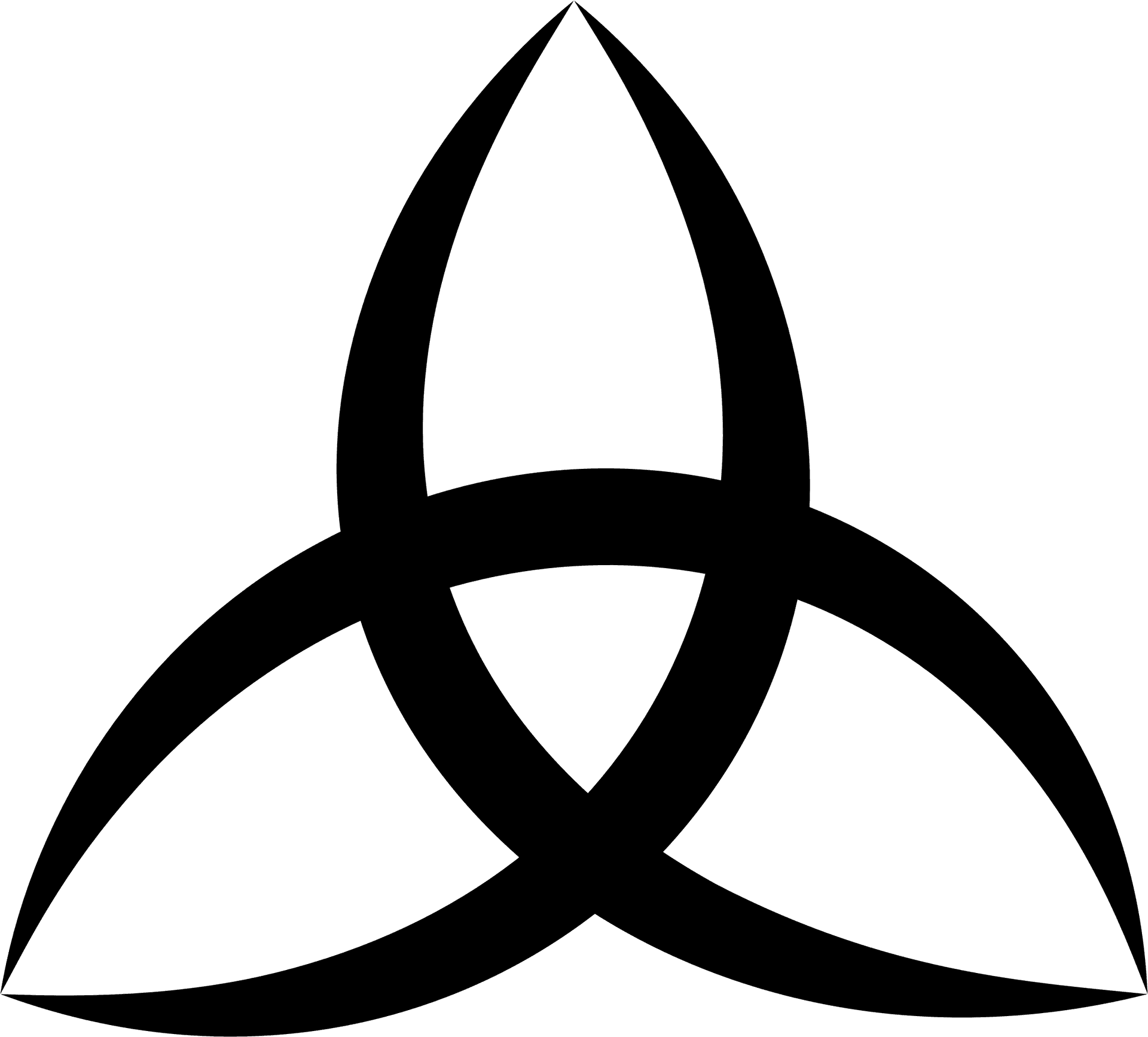 Triquetra Abstract Design PNG Image