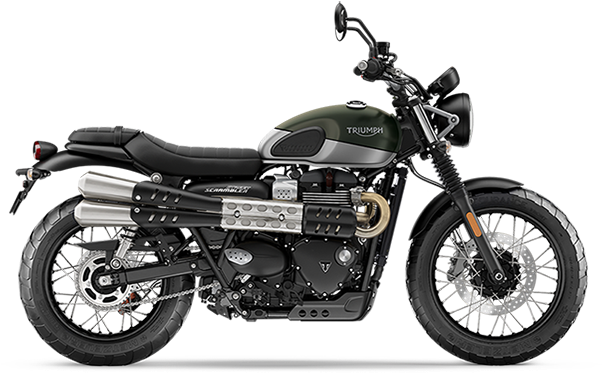 Triumph Scrambler Motorcycle PNG Image