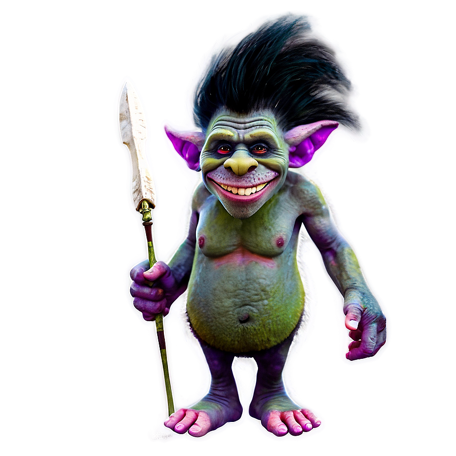 Troll With Club Png 05232024 PNG Image