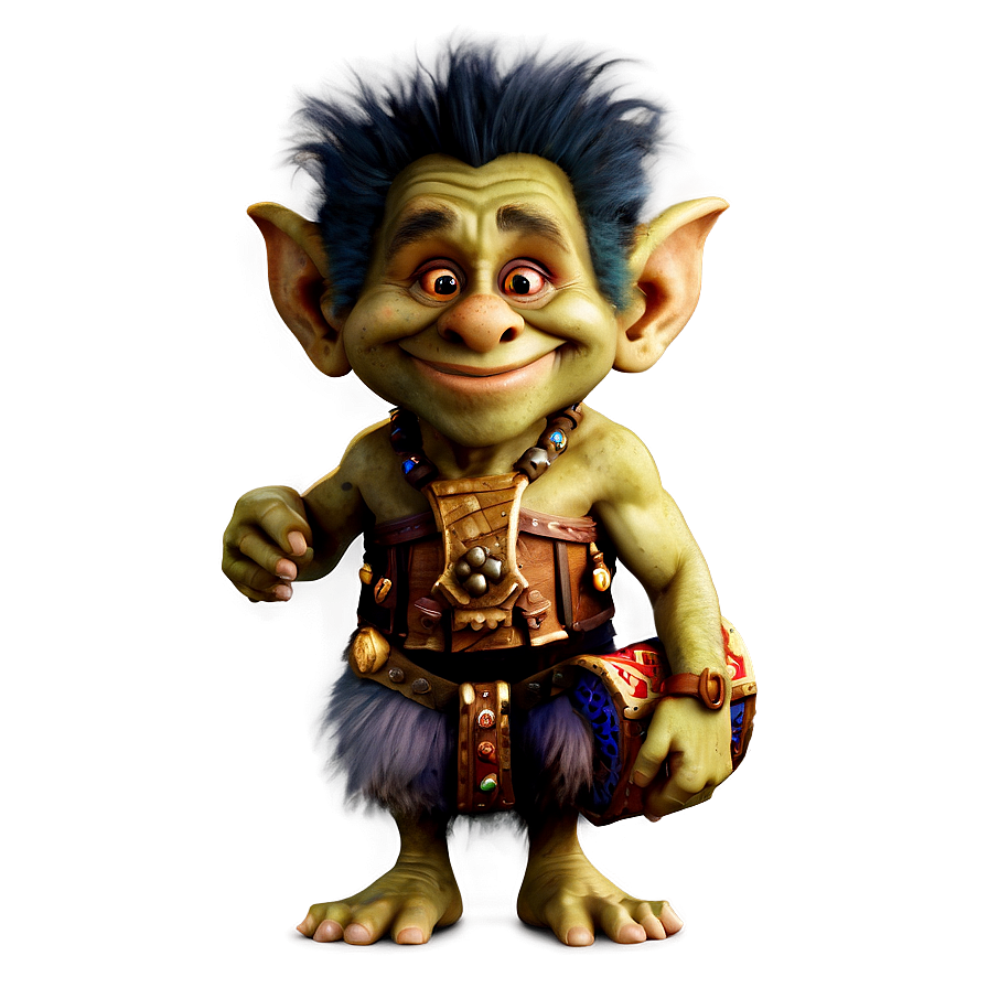 Troll With Treasure Chest Png 12 PNG Image