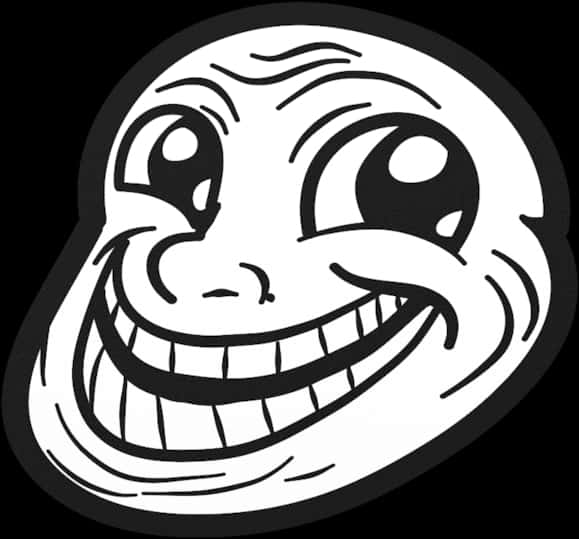 Trollface_ Meme_ Icon PNG Image