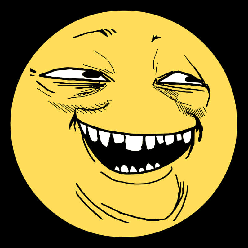 Trollface_ Meme_ Icon PNG Image