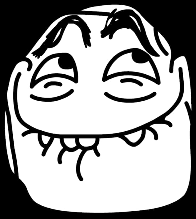 Trollface_ Meme_ Vector PNG Image