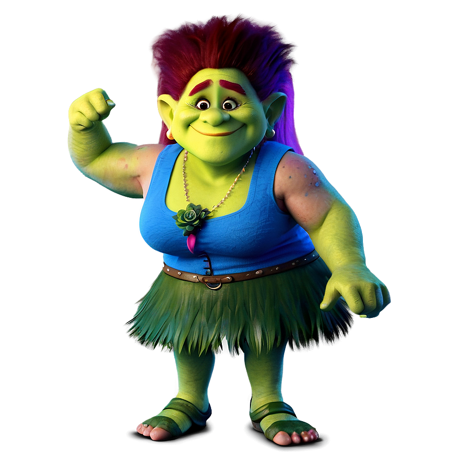 Trolls Barb Character Png Cyn PNG Image