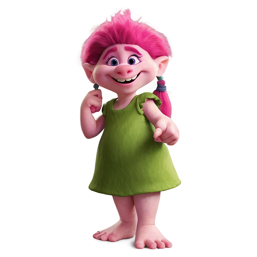 Trolls Bridget Character Png Arm77 PNG Image