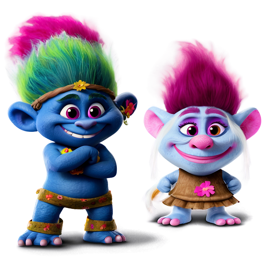 Trolls Family Png Ecq58 PNG Image