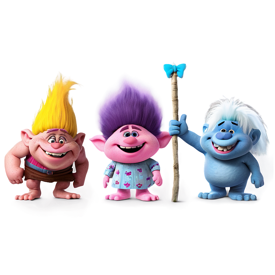 Trolls Family Png Ewu90 PNG Image