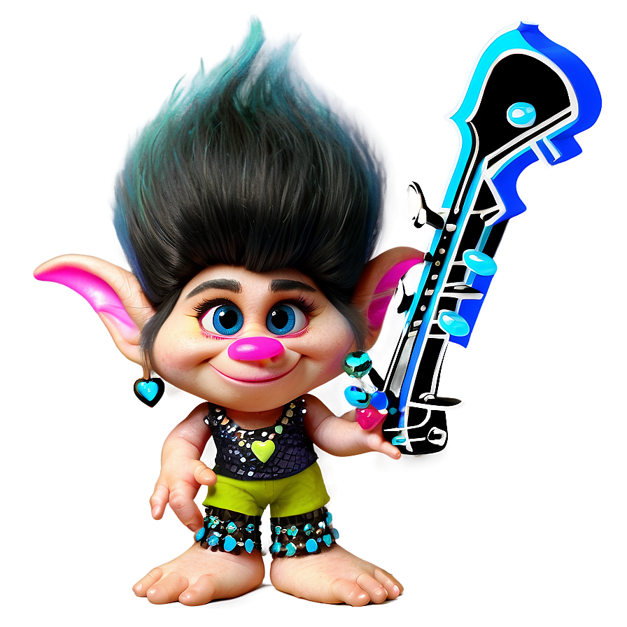 Trolls Glam Rock Png Btv PNG Image